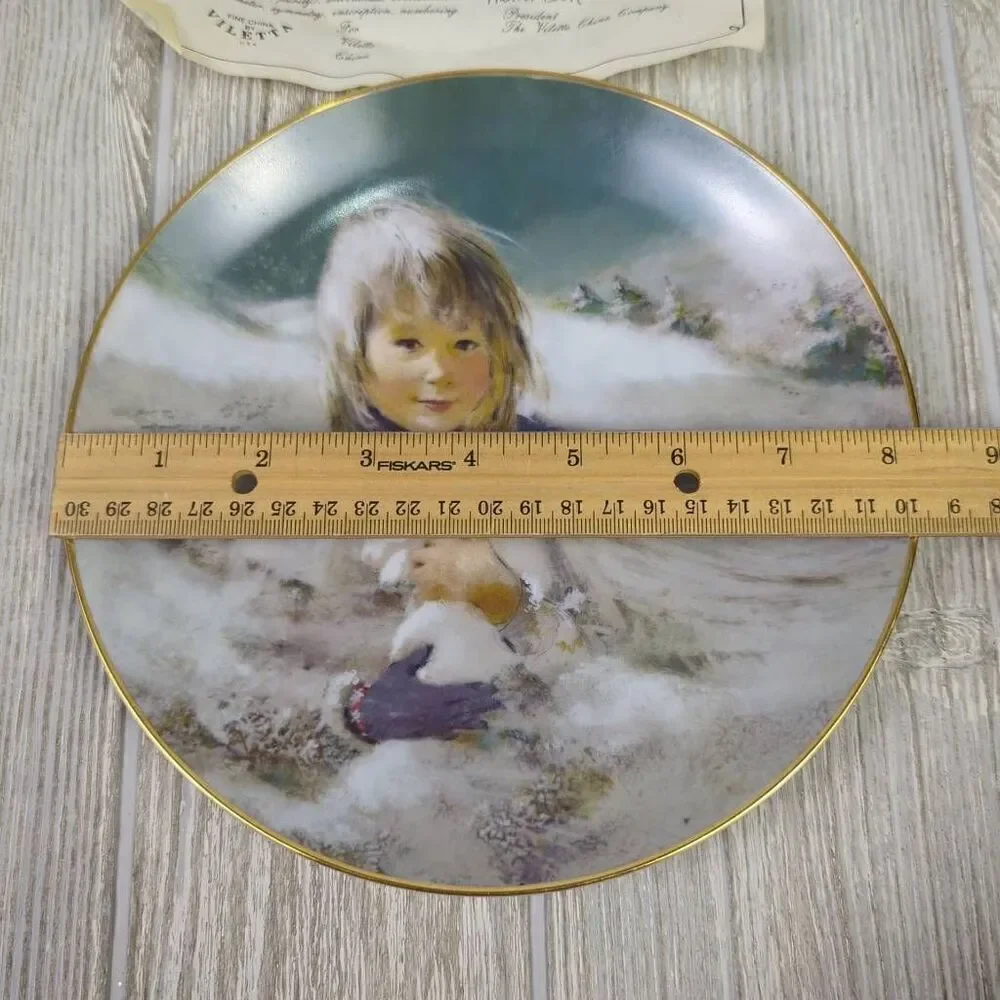 VTG 1980 Third Issue Precious Moments By Viletta Snow Bunny 9
